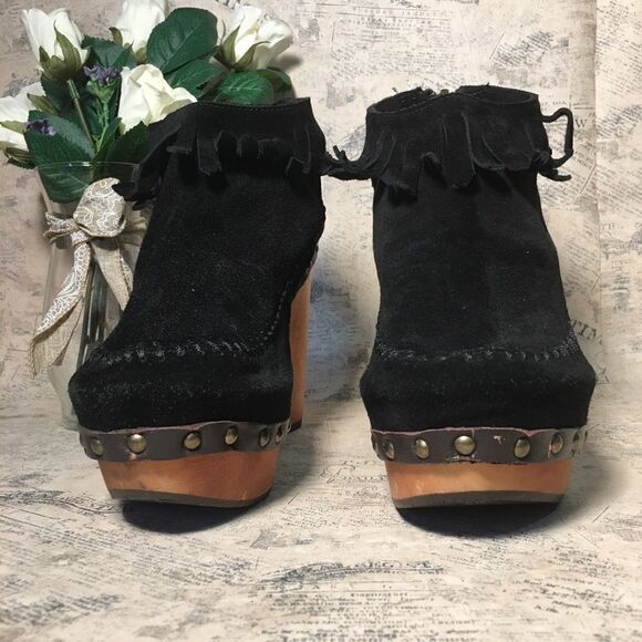 Flogg Black Suede Boots/Booties - Picture 2 of 11